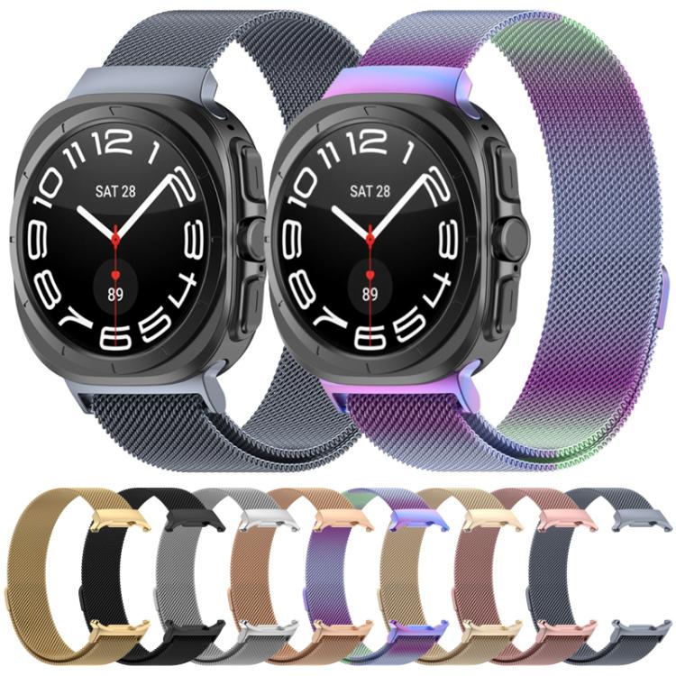 xDfind Milan Magnetisches Edelstahl-Uhrenarmband, für Samsung Galaxy Watch Ultra 47 mm / Ultra 2025