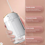 FY-B302 Smart Munddusche Tragbare, einziehbare elektrische Wasserzahnseide, 200 ml Wassertank, FY-B302