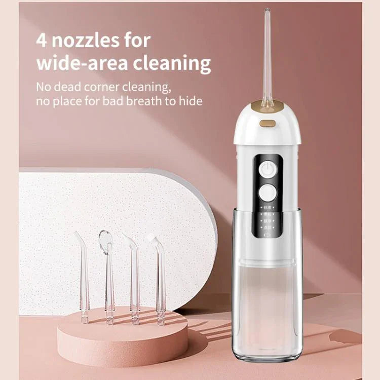 FY-B302 Smart Munddusche Tragbare, einziehbare elektrische Wasserzahnseide, 200 ml Wassertank, FY-B302