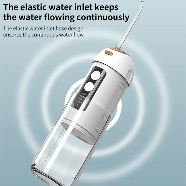 FY-B302 Smart Munddusche Tragbare, einziehbare elektrische Wasserzahnseide, 200 ml Wassertank, FY-B302