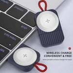 ROCK W26 Tragbares magnetisches kabelloses Ladegerät für Apple Watch mit USB-C-Anschluss, W26 USB-C-Anschluss