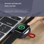 ROCK W26 Tragbares magnetisches kabelloses Ladegerät für Apple Watch mit USB-C-Anschluss, W26 USB-C-Anschluss