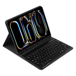 Bunt beleuchtete Bluetooth-Tastatur Leder Tablet-Hülle, Für iPad Air 11 2024 / Air 11 2025, Für iPad Air 5 / Air 4 10,9