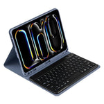 Bunt beleuchtete Bluetooth-Tastatur Leder Tablet-Hülle, Für iPad Air 11 2024 / Air 11 2025, Für iPad Air 5 / Air 4 10,9