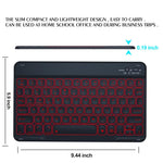 Bunt beleuchtete Bluetooth-Tastatur Leder Tablet-Hülle, Für iPad Air 11 2024 / Air 11 2025, Für iPad Air 5 / Air 4 10,9