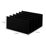 Five-grid Envelope Notepad Metal Storage Rack Mail Envelope Sorting Desktop Organizer, YH017