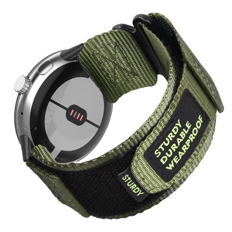 xDfind Uhrenarmband mit Schnellverschluss aus Nylon mit Klettverschluss, für Google Pixel Watch 4/3 (45 mm) und Google Pixel Watch 4/3/2/1 (41 mm)