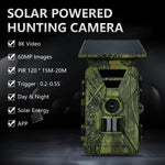 PR903G EU-Version 5K HD Nachtsicht-Infrarot-Jagdkamera mit Solarpanel, PR903G US-Version
