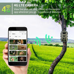 PR802G 4G EU Version 4K HD Nachtsicht-Infrarot-Bewegungserkennungs-Wildkamera, PR802G