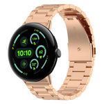 xDfind Three Beads Quick Release Metal Watch Band, For Google Pixel Watch 4 / 3 45mm, For Google Pixel Watch 4 / 3 / 2 / 1 41mm