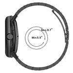 xDfind Three Beads Quick Release Metal Watch Band, For Google Pixel Watch 4 / 3 45mm, For Google Pixel Watch 4 / 3 / 2 / 1 41mm