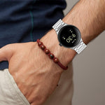 xDfind Drei-Perlen-Schnellverschluss-Metallarmband für Google Pixel Watch 4/3 (45 mm) und Google Pixel Watch 4/3/2/1 (41 mm)