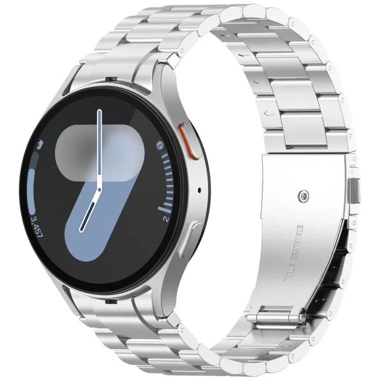 xDfind Dreiperlen-Metallarmband für Samsung Galaxy Watch Ultra 47 mm, Samsung Galaxy Watch 7 / FE / 6 / 5 / 4, Samsung Galaxy Fit3