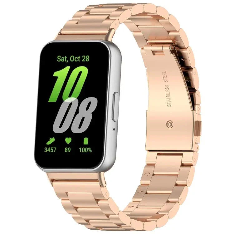 xDfind Dreiperlen-Metallarmband für Samsung Galaxy Watch Ultra 47 mm, Samsung Galaxy Watch 7 / FE / 6 / 5 / 4, Samsung Galaxy Fit3