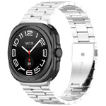 xDfind Dreiperlen-Metallarmband für Samsung Galaxy Watch Ultra 47 mm, Samsung Galaxy Watch 7 / FE / 6 / 5 / 4, Samsung Galaxy Fit3