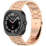 xDfind Dreiperlen-Metallarmband für Samsung Galaxy Watch Ultra 47 mm, Samsung Galaxy Watch 7 / FE / 6 / 5 / 4, Samsung Galaxy Fit3