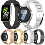 xDfind Dreiperlen-Metallarmband für Samsung Galaxy Watch Ultra 47 mm, Samsung Galaxy Watch 7 / FE / 6 / 5 / 4, Samsung Galaxy Fit3