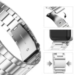 xDfind Dreiperlen-Metallarmband für Samsung Galaxy Watch Ultra 47 mm, Samsung Galaxy Watch 7 / FE / 6 / 5 / 4, Samsung Galaxy Fit3