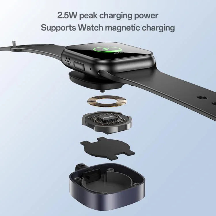 Yesido CA136L 27W USB-C / Type-C to 8 Pin & iWatch 2 in 1 Charging Cable, CA136L