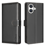 Litschi-Textur RFID Anti-Diebstahl Leder Handyhülle, für iPhone 17 Pro Max, für iPhone 17 Pro, für iPhone 17, für iPhone Air