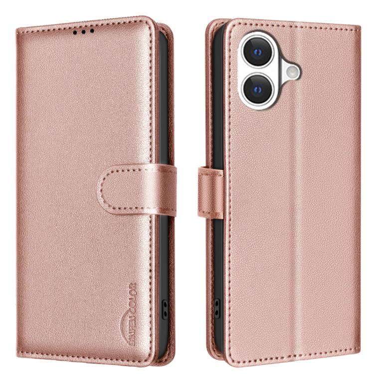 Litschi-Textur RFID Anti-Diebstahl Leder Handyhülle, für iPhone 17 Pro Max, für iPhone 17 Pro, für iPhone 17, für iPhone Air