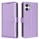 Litschi-Textur RFID Anti-Diebstahl Leder Handyhülle, für iPhone 17 Pro Max, für iPhone 17 Pro, für iPhone 17, für iPhone Air