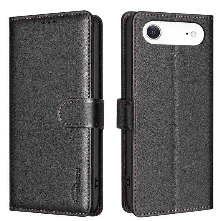 Litschi-Textur RFID Anti-Diebstahl Leder Handyhülle, für iPhone 17 Pro Max, für iPhone 17 Pro, für iPhone 17, für iPhone Air