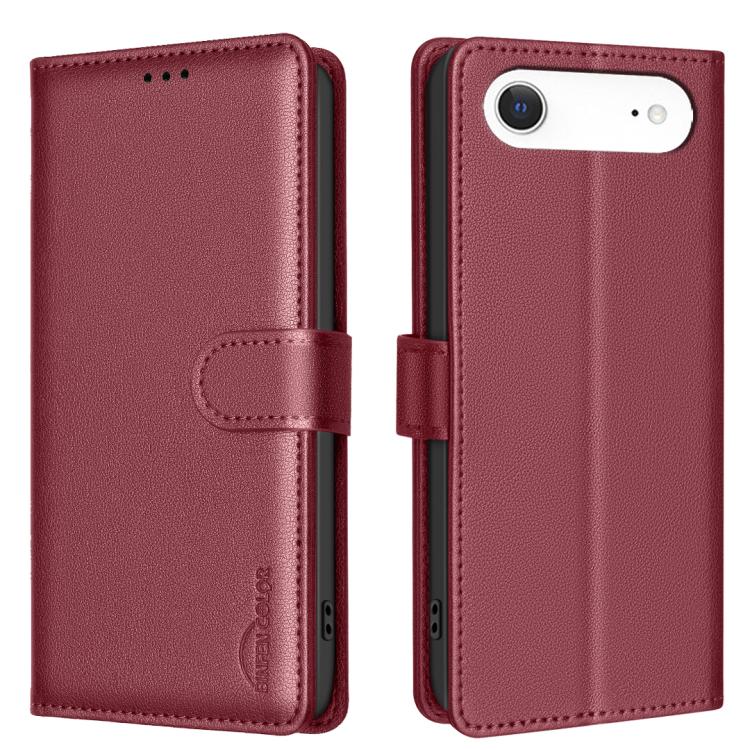 Litschi-Textur RFID Anti-Diebstahl Leder Handyhülle, für iPhone 17 Pro Max, für iPhone 17 Pro, für iPhone 17, für iPhone Air