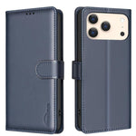 Litschi-Textur RFID Anti-Diebstahl Leder Handyhülle, für iPhone 17 Pro Max, für iPhone 17 Pro, für iPhone 17, für iPhone Air