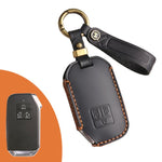 For Kia Carnival SX Hallmo E171 Crazy Horse Cowhide Car Key Protection Cover, For Kia Carnival SX