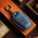 For Toyota Alphard Hallmo Crazy Horse Cowhide Car Key Protection Cover, For Toyota Alphard 4-button, For Toyota Alphard 5-button