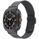 Milanese Integrated Buckle Metal Watch Band, For Samsung Galaxy Watch Ultra 47mm / Ultra 2025