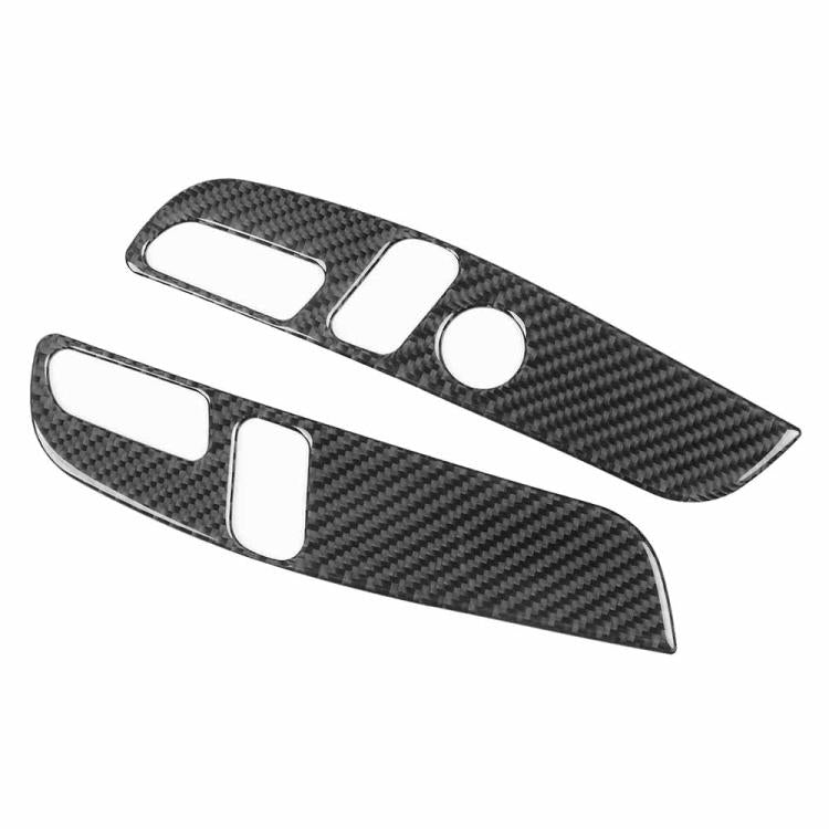For Tesla Model 3 2023- 2pcs/Set Carbon Fiber Car Seat Adjustment Panel Decorative Sticker, 2pcs/Set Car Seat Adjustment Panel, Left Drive, 2pcs/Set Car Seat Adjustment Panel, Right Drive