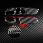 For Tesla Model 3 2023- 2pcs/Set Carbon Fiber Car Seat Adjustment Panel Decorative Sticker, 2pcs/Set Car Seat Adjustment Panel, Left Drive, 2pcs/Set Car Seat Adjustment Panel, Right Drive