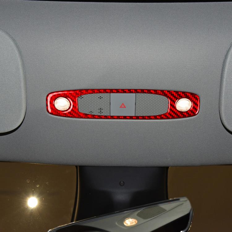 For Tesla Model 3 2017-2022 / Y 2020-2024 Carbon Fiber Car Front Reading Light Panel Decorative Sticker, For Tesla Model 3 2017-2022 / Y 2020-2024 Car Front Reading Light Panel