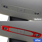 For Tesla Model 3 2017-2022 / Y 2020-2024 Carbon Fiber Car Front Reading Light Panel Decorative Sticker, For Tesla Model 3 2017-2022 / Y 2020-2024 Car Front Reading Light Panel