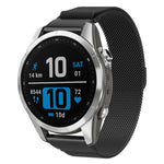 xDfind Milanese Quick Fit Metal Watch Band, For Garmin Fenix 8/7X/6X/5X 26mm, For Garmin Fenix 8/7/6/5 22mm, For Garmin Fenix 8/7S/6S/5S 20mm