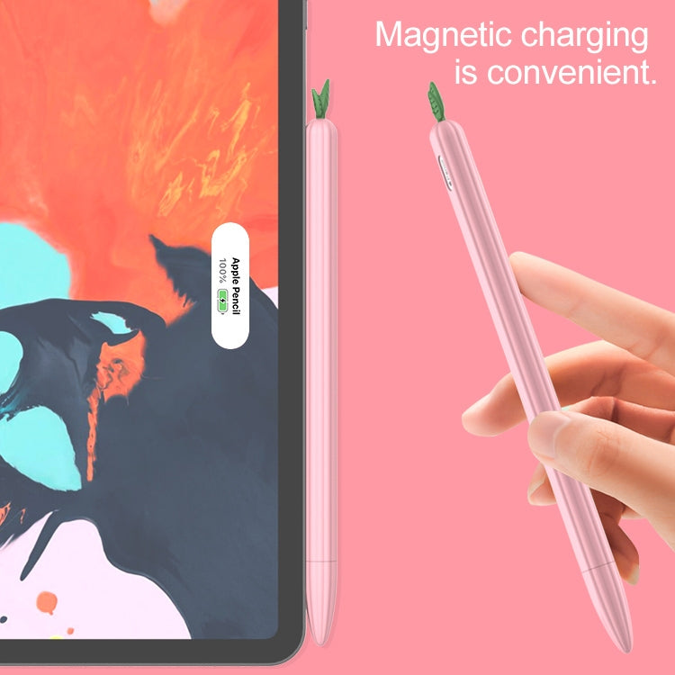 Rutschfeste Silikon-Schutzhülle in kontrastierender Minzblattfarbe, Für Apple Pencil 1, Für Apple Pencil 2