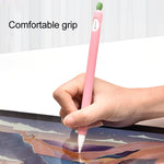 Rutschfeste Silikon-Schutzhülle in kontrastierender Minzblattfarbe, Für Apple Pencil 1, Für Apple Pencil 2
