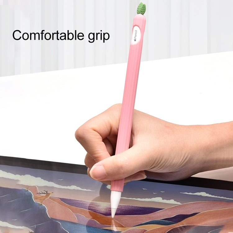 Rutschfeste Silikon-Schutzhülle in kontrastierender Minzblattfarbe, Für Apple Pencil 1, Für Apple Pencil 2