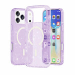 Glitzerpuder-MagSafe-Magnet-Handyhülle im Terminator-Stil, für iPhone 17 Pro Max, für iPhone 17 Pro, für iPhone 17, für iPhone Air