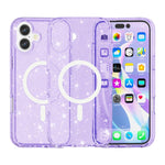 Glitzerpuder-MagSafe-Magnet-Handyhülle im Terminator-Stil, für iPhone 17 Pro Max, für iPhone 17 Pro, für iPhone 17, für iPhone Air