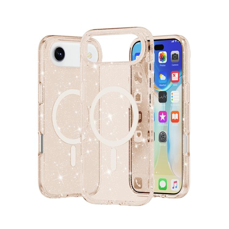 Glitzerpuder-MagSafe-Magnet-Handyhülle im Terminator-Stil, für iPhone 17 Pro Max, für iPhone 17 Pro, für iPhone 17, für iPhone Air