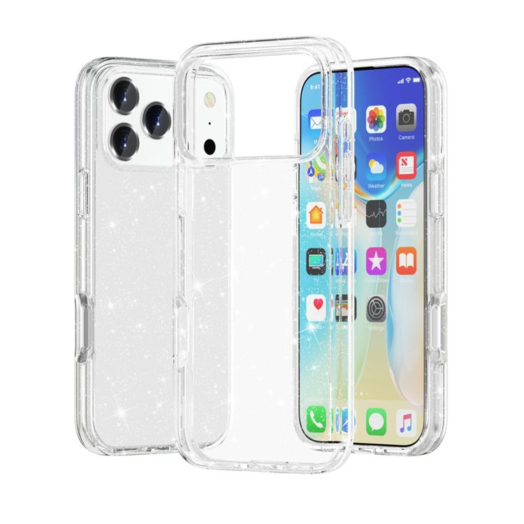Stoßfeste Terminator Glitzer Puder Handyhülle, Für iPhone 17 Pro Max, Für iPhone 17 Pro, Für iPhone 17, Für iPhone Air