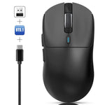 HXSJ T68 3 Modi Kabelgebundene 2,4 G BT5.1 Kabellose Leichte Gaming-Maus, T68