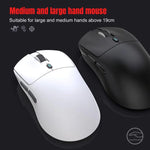 HXSJ T68 3 Modi Kabelgebundene 2,4 G BT5.1 Kabellose Leichte Gaming-Maus, T68