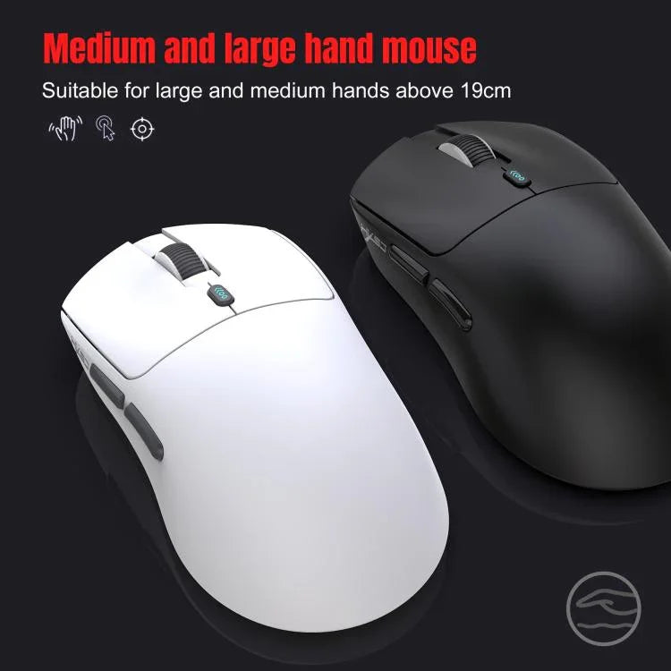 HXSJ T68 3 Modi Kabelgebundene 2,4 G BT5.1 Kabellose Leichte Gaming-Maus, T68