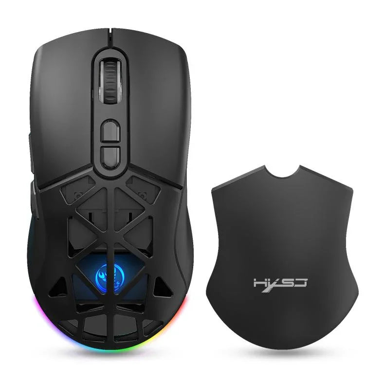 HXSJ T26 Dual-Mode 2.4G BT5.1 Wiederaufladbare Kabellose Maus, T26