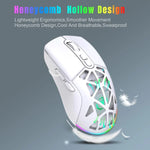 HXSJ T26 Dual-Mode 2.4G BT5.1 Wiederaufladbare Kabellose Maus, T26