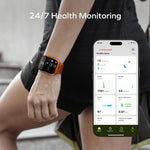 MOMAX SW1S 1,83 Zoll Bildschirm IP68 Wasserdicht Smart-Sportuhr